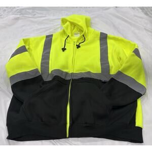 West Chester Protective Gear high-visibility safety hoodie, .Style #47500z XL